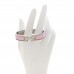 Enamel Narrow Clic Clac H Bracelet PM Sugar Pink