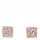 18K Rose Gold Diamond Clou d'H Stud Earrings