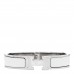 Enamel Narrow Clic Clac H Bracelet PM White