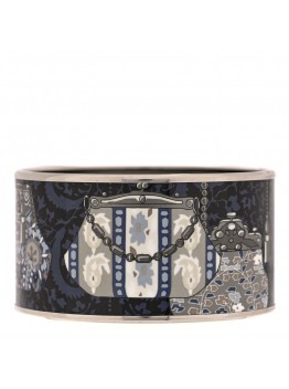 Enamel Printed Cachemire de Tamara Extra Wide Bracelet 70