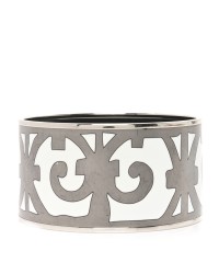 Enamel Printed Extra Wide Balcons du Guadalquivir Bracelet 70 Silver