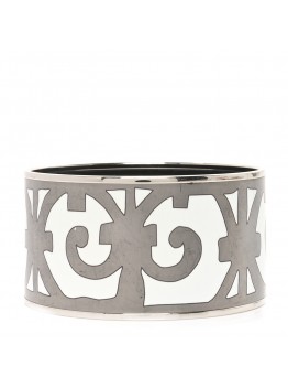 Enamel Printed Extra Wide Balcons du Guadalquivir Bracelet 70 Silver