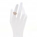 18K Rose Gold Diamond MM Chaine d'Ancre Contour Ring 51 5.75