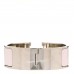 Enamel Wide Clic Clac H Bracelet PM Rose Nymph White