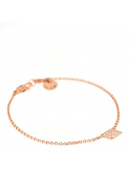 18K Rose Gold Diamond PM Clou d'H Bracelet