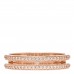 18K Rose Gold Diamond Ariane Wedding Band Ring 48 4.5