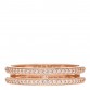 18K Rose Gold Diamond Ariane Wedding Band Ring 48 4.5
