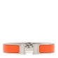 Enamel Narrow Clic Clac H Bracelet GM Orange