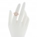 18K Rose Gold Diamond Filet d'Or Ring 51 5.75