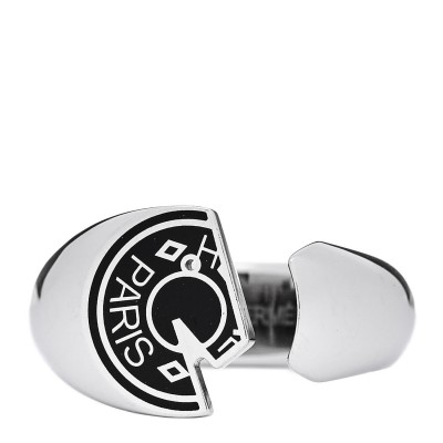 Stainless Steel Mens Carrousel Ring 64 Black