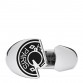 Stainless Steel Mens Carrousel Ring 64 Black