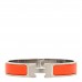 Enamel Narrow Clic Clac H Bracelet GM Orange Fruite