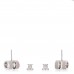 Palladium Lacquered Pop H Earrings Marron Glace