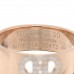 18K Rose Gold Diamond PM H D'Ancre Ring 50 5.25
