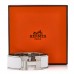 Enamel Wide Clic Clac H Bracelet GM White