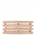 18K Rose Gold Diamond GM Ariane Wedding Band Ring 56 7.5