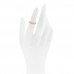 18K Rose Gold Diamond Ariane Wedding Band Ring 48 4.5