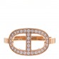 18K Rose Gold Diamond MM Chaine d'Ancre Contour Ring 51 5.75