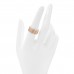18K Rose Gold Diamond GM Ariane Wedding Band Ring 56 7.5