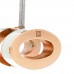 Rose Gold Lacquered Mini Pop H Earrings Vert Fizz