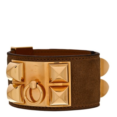 Veau Doblis Suede Collier de Chien CDC Bracelet L Muscade