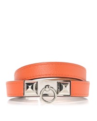Epsom Rivale Double Tour Bracelet M Orange