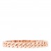 18K Rose Gold Diamond PM Kelly Gourmette Chaine Bracelet XS