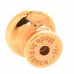 Rose Gold Lacquered Mini Pop H Earrings White