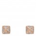 18K Rose Gold Diamond Clou d'H Stud Earrings