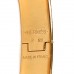 Enamel Narrow Clic Clac H Bracelet GM Black