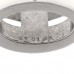 Palladium Lacquered Pop H Earrings White