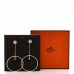 18K Rose Gold Diamond Ex-Libris Earrings