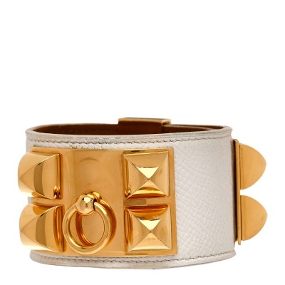 Epsom Collier de Chien CDC Bracelet S White