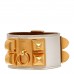 Epsom Collier de Chien CDC Bracelet S White
