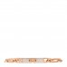 18K Rose Gold Diamond Pave PM Kelly Chaine Bracelet ST