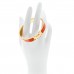 Enamel Narrow Clic Clac H Bracelet GM Orange