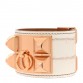 Matte Niloticus Crocodile Himalaya Collier De Chien CDC Bracelet T1 Blanc