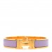 Enamel Narrow Clic Clac H Bracelet GM Parme