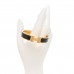Enamel Narrow Clic Clac H Bracelet GM Black