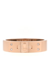 18K Rose Gold Diamond PM Kelly Ring 54 7