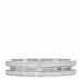 18K White Gold Diamond Ariane Wedding Band Ring 51 5.75
