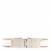 Enamel Narrow Clic Clac H Bracelet PM White