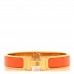 Enamel Narrow Clic Clac H Bracelet GM Orange