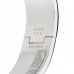 Enamel Wide Clic Clac H Bracelet GM White