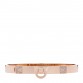 18K Rose Gold Diamond PM Collier De Chien Bracelet SH