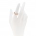 18K Rose Gold Diamond PM H D'Ancre Pave Ring 53 6.25