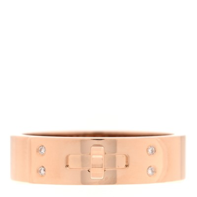 18K Rose Gold Diamond PM Kelly Ring 52 6