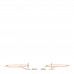 18K Rose Gold Diamond Ex-Libris Earrings
