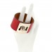 Epsom Kelly Dog Bracelet Rouge Casaque