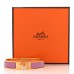Enamel Narrow Clic Clac H Bracelet GM Rose Delirium